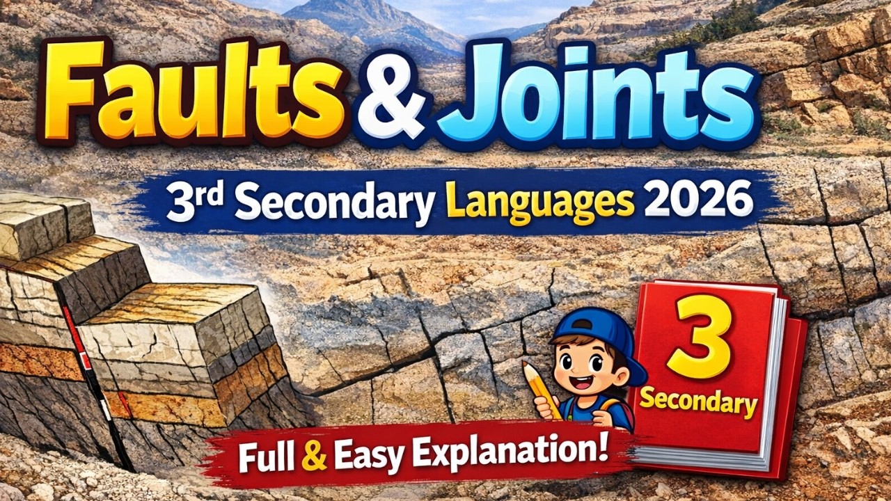 Geological Structures | Faults & Joints من الصفر للاحتراف 2026