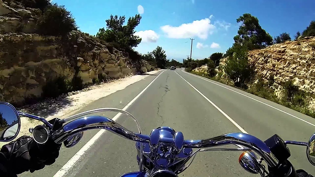 Harley Davidson, motorcycle ride, to Neo Chorio, Cyprus, part six 2014