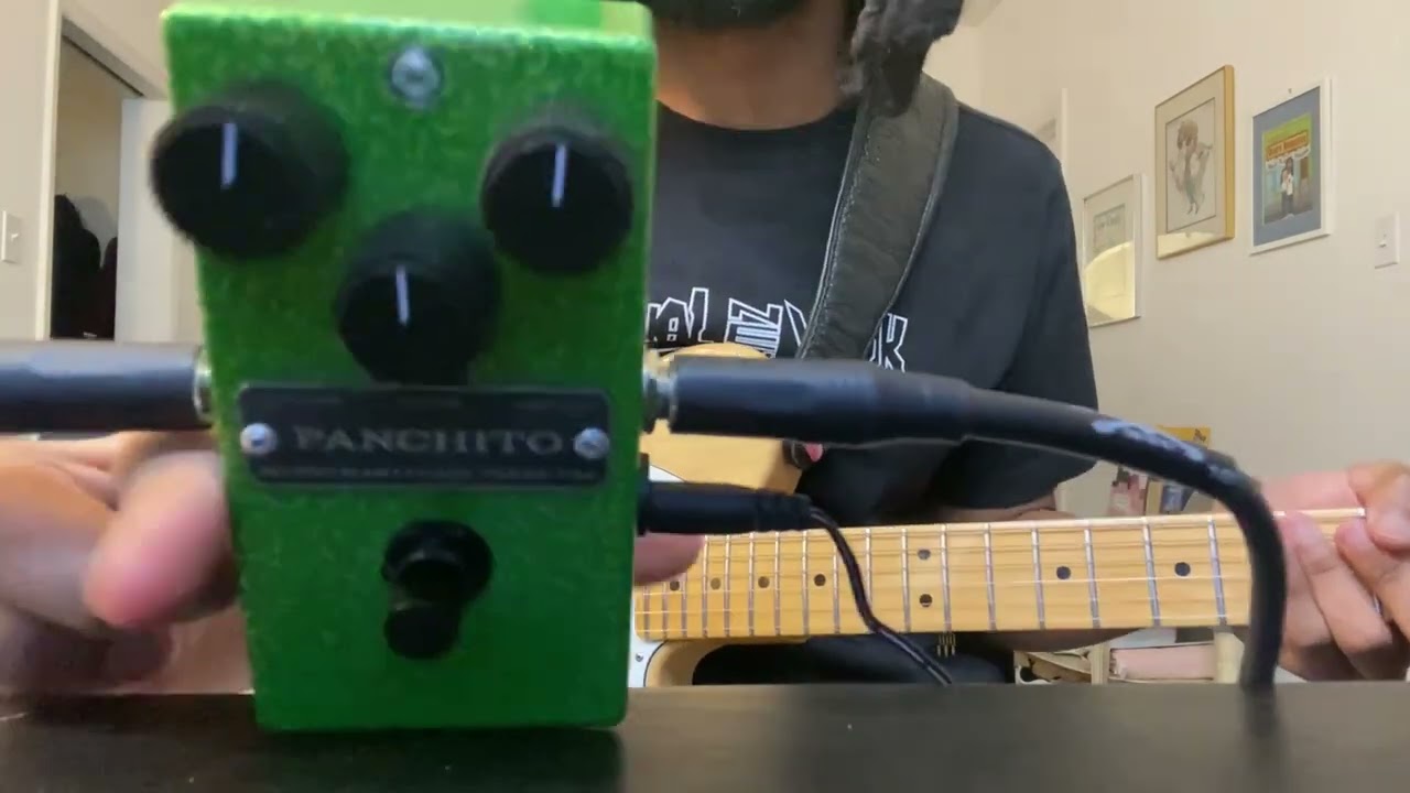 Munnyman Pedals, PANCHITO (LM308N mod)! Demo by Franklin Rankin.