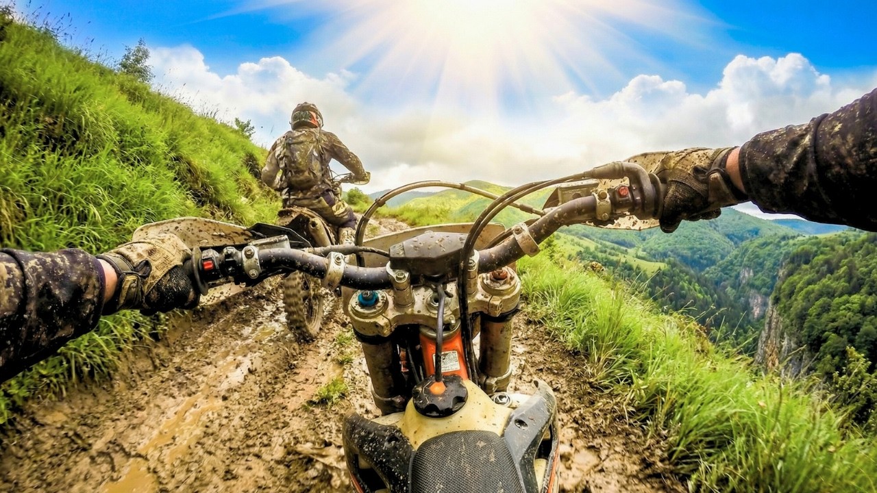 Grinding Green Grass Hard Enduro Riding in Mountain POV Ride 2026