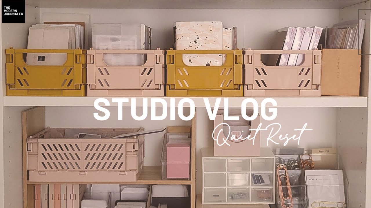 January in My Stationery Studio Restocking & Reflecting