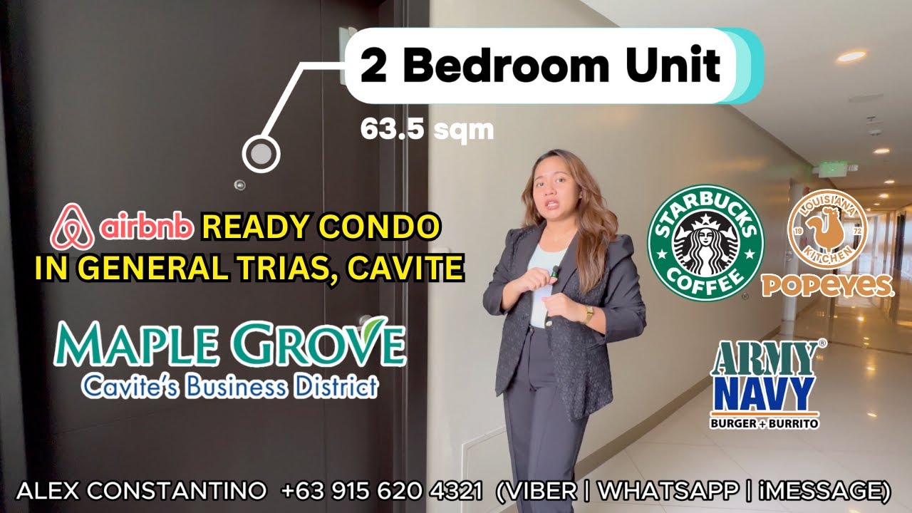 2 BEDROOM Ready-For-Occupancy Condo Unit in Maple Grove, Cavite THE VERDIN | RENT-TO-OWN TERMS