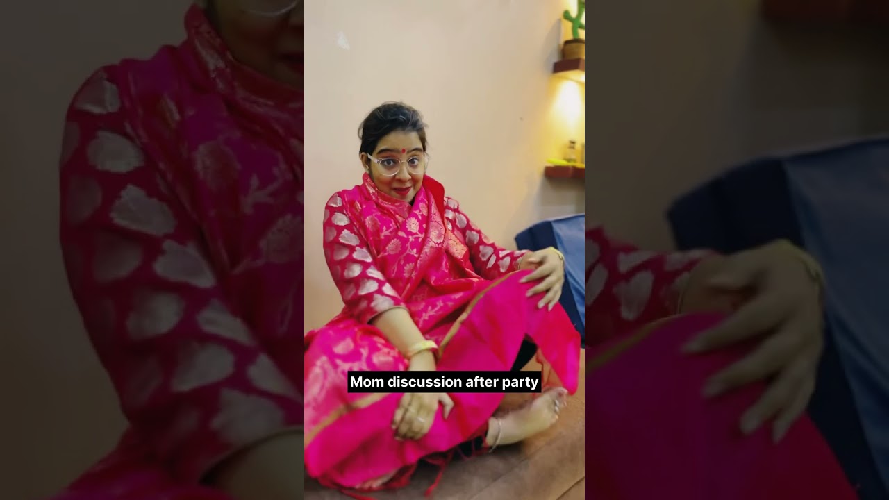 Mom discussion after returning from party..