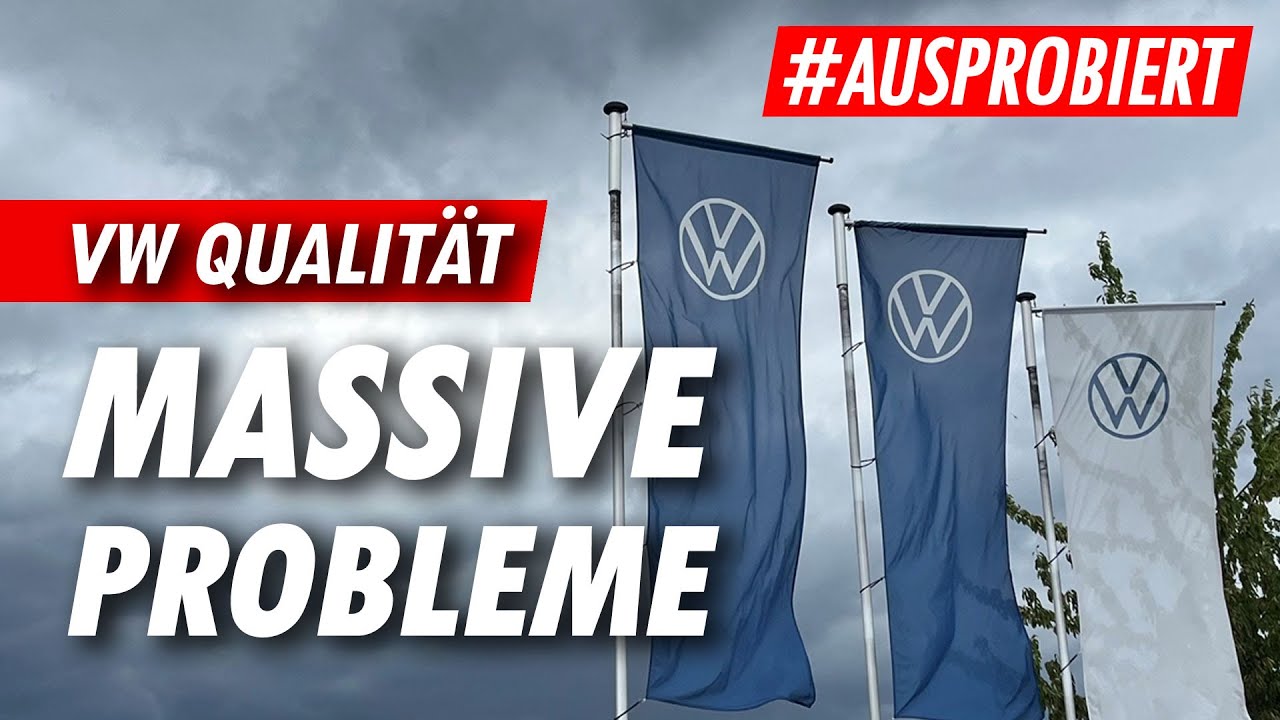 VW BEICHTE: Volkswagen gibt MIESE Qualit&auml;t zu!