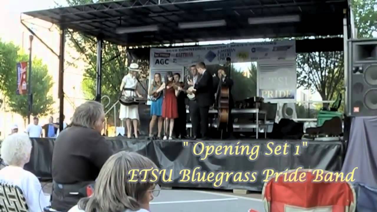 ETSU Bluegrass Pride Band- 2008-2014 at "Bluegrass On Broad" in Kingsport