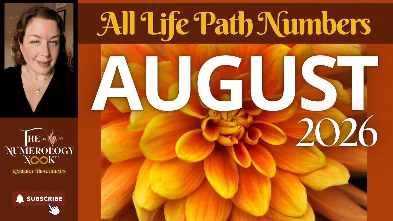 AUGUST 2026 - ALL LIFE PATH NUMBERS (Time Stamps) - Catch & Release! #numerology #august #horoscope
