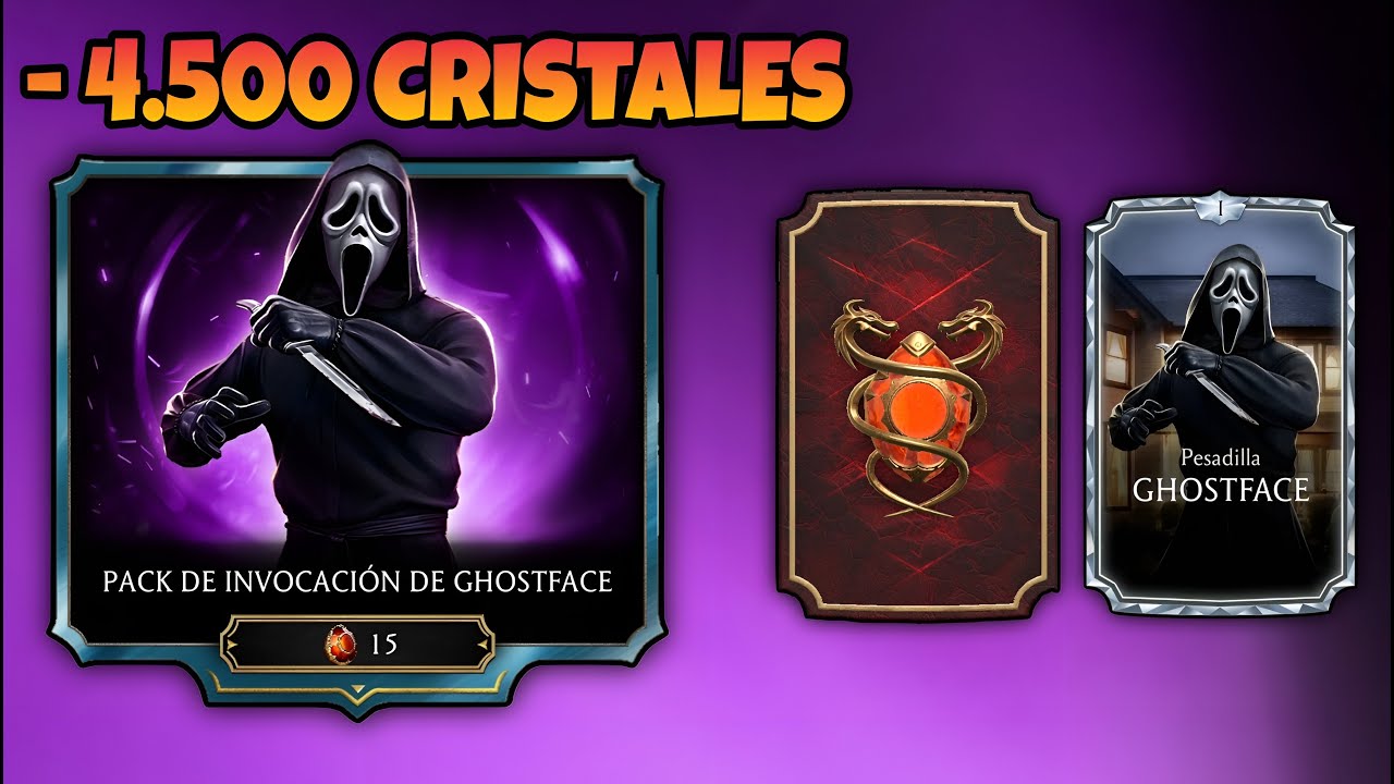 Así me fue abriendo el pack del NUEVO GHOSTFACE en MK Mobile
