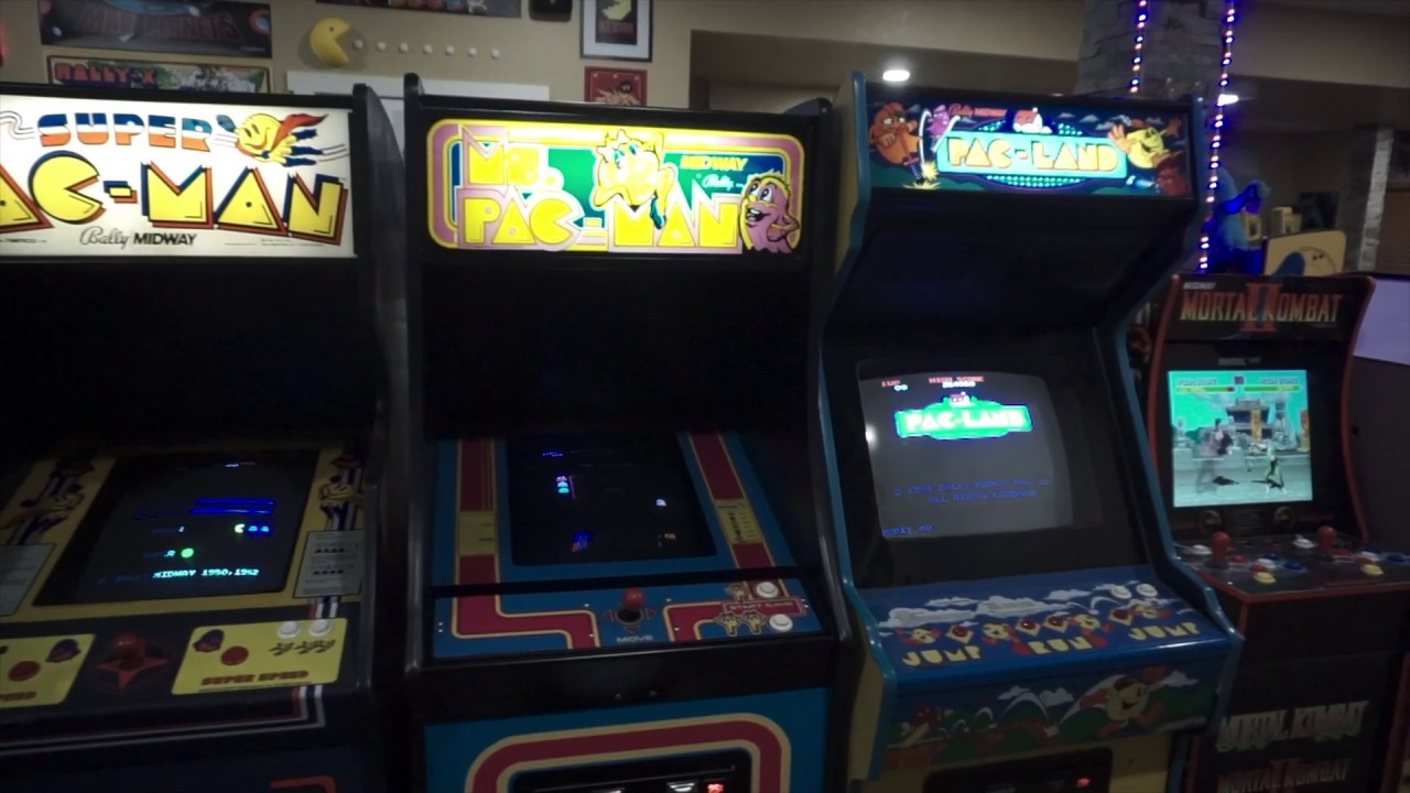 Basement Arcade Game Room Mancave