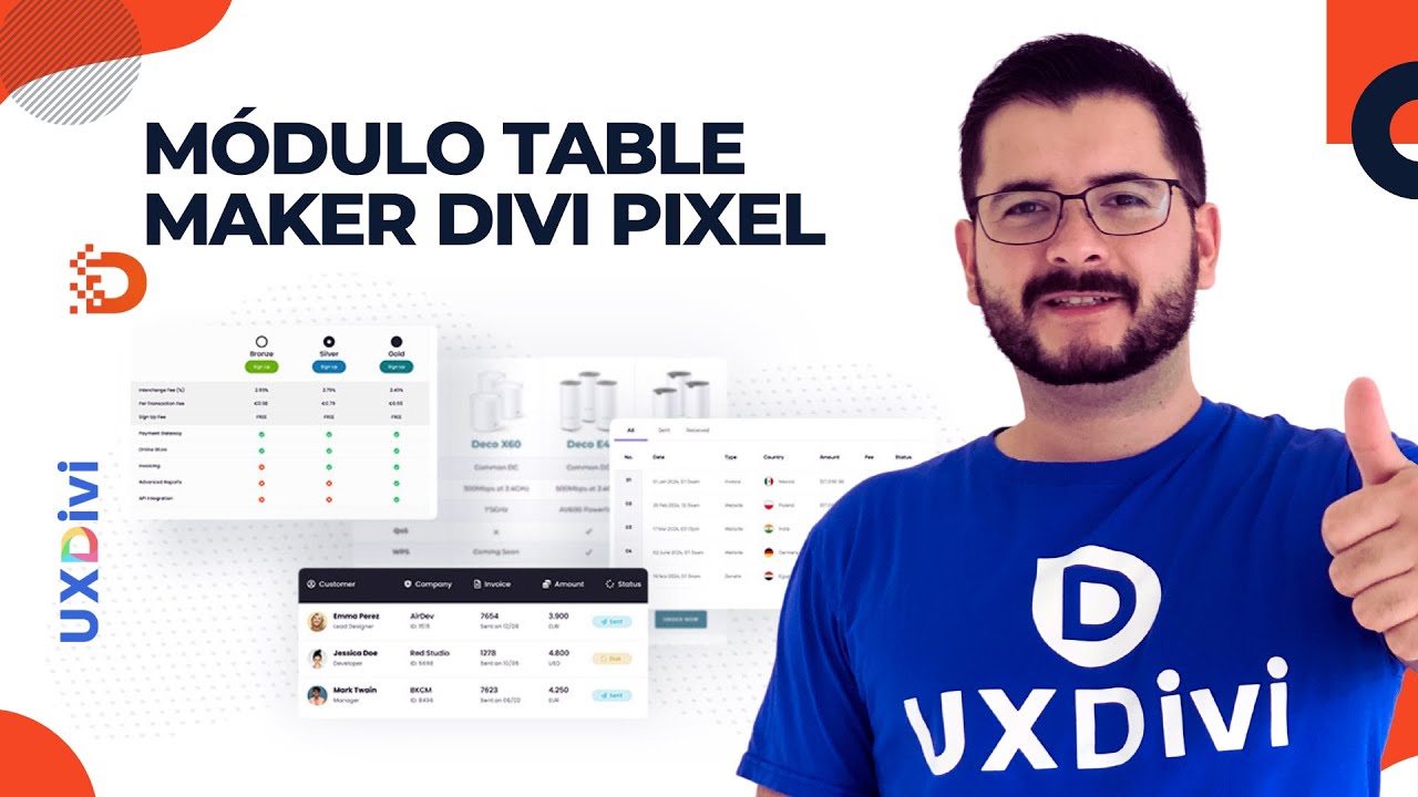 🔥 TUTORIAL DIVI: C&oacute;mo Crear tablas de datos con el M&Oacute;DULO TABLE MAKER de DIVI PIXEL ✅