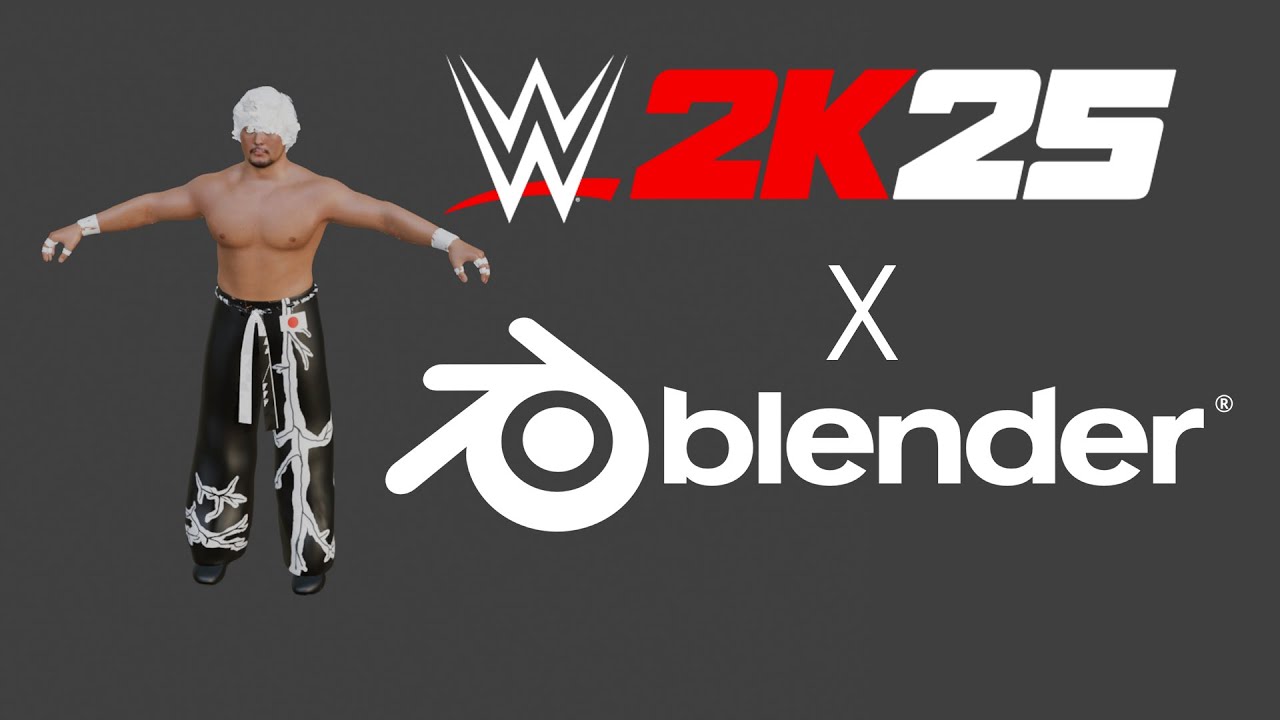 Модификация WWE 2K25 для ПК, часть 1 | Портирование модели на 2K25