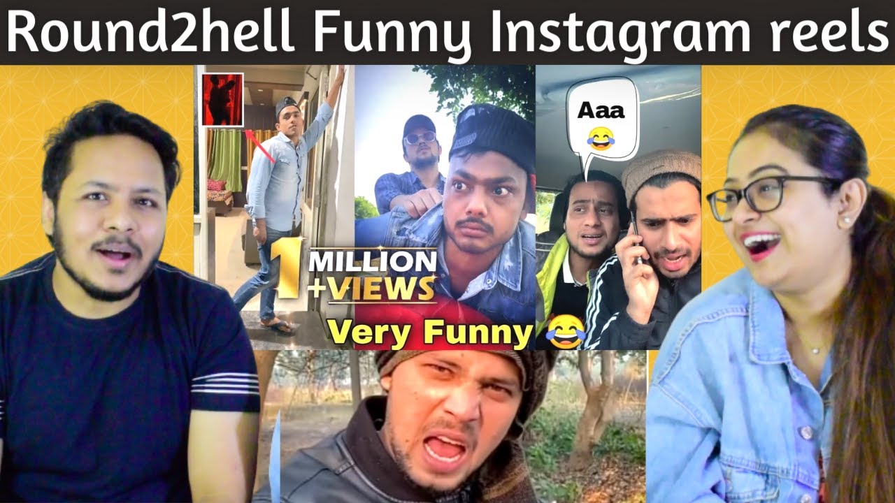 Round2hell Funny Instagram reels 😂  | Reaction | Zayn saifi | Wasim Ahmed | Nazim Ahmed