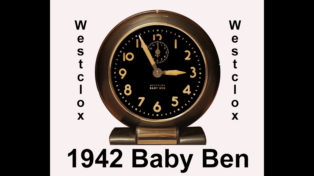 Будильник Baby Ben Westclox 1942 года, 6 камней, №17
