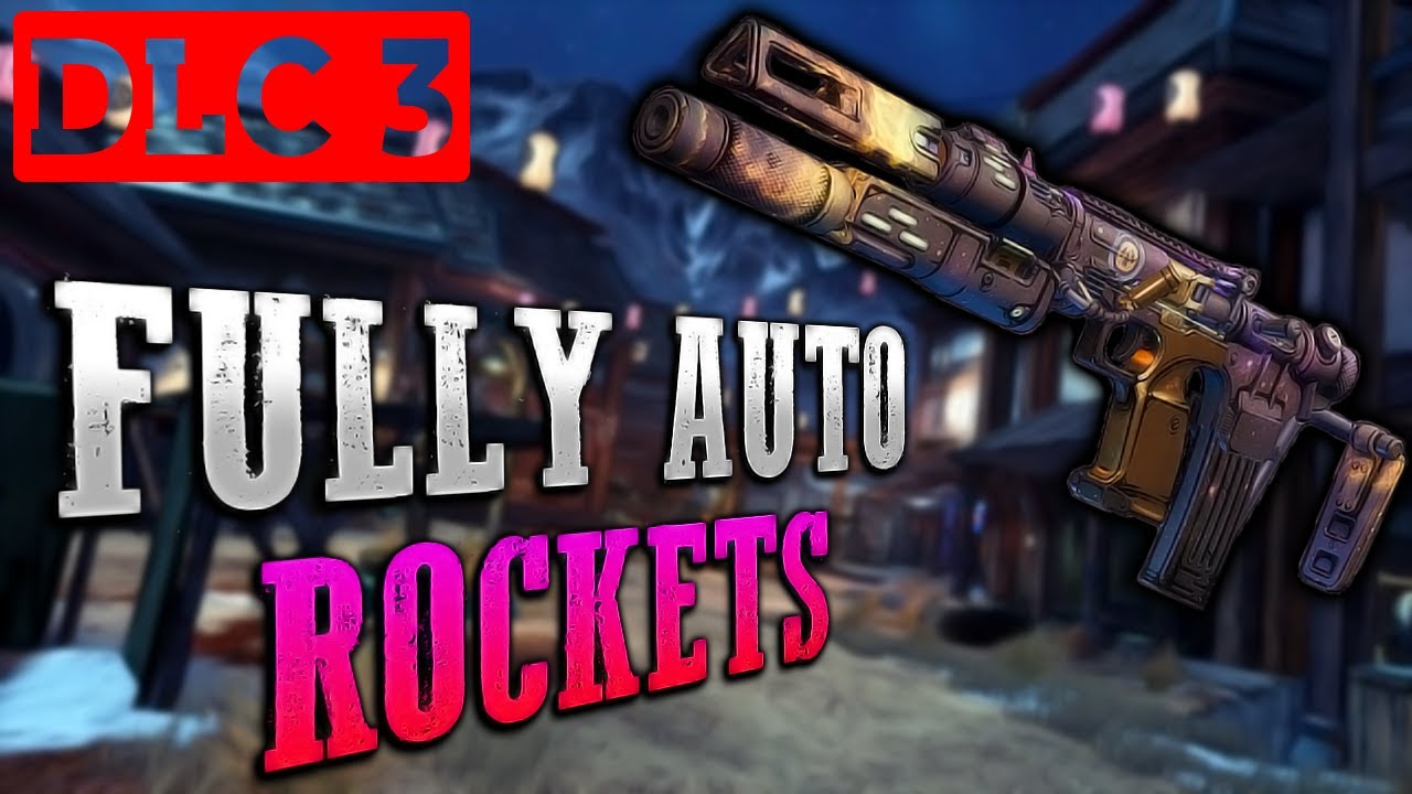 Borderlands 3 INSANE NEW PISTOL! FULLY Automatic ROCKETS! HIGHEST Damage DLC 3 Pistol 