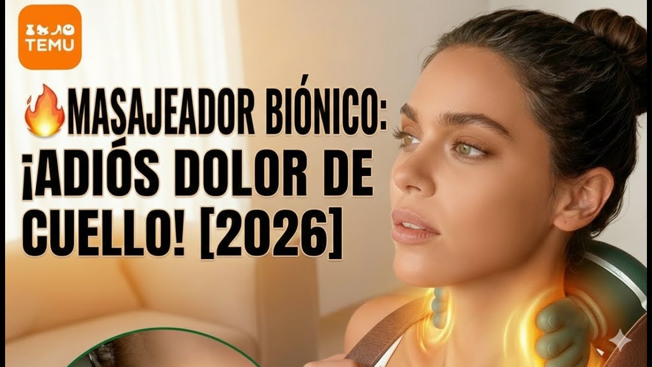 Masajeador Biónico Shiatsu con Calor 🔥 Alivio Profundo para Cuello y Hombros – Comparativa 2026 😱