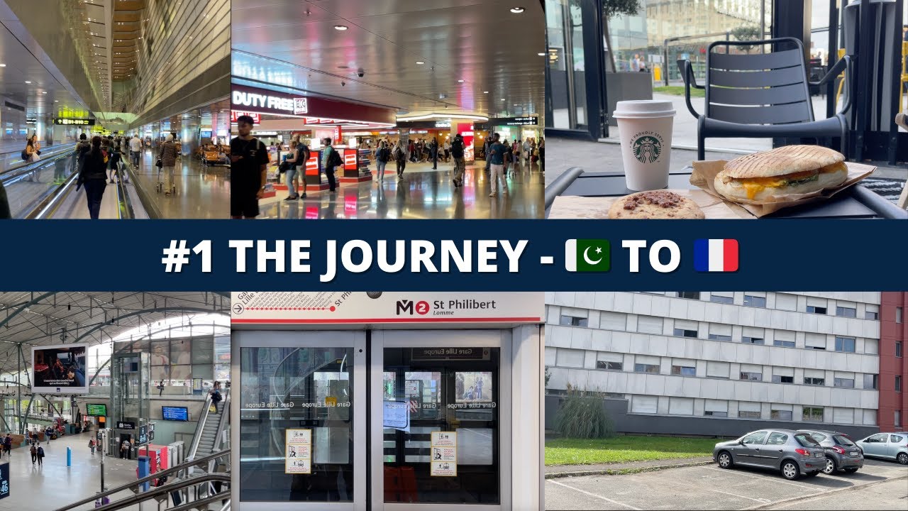 Vlog#1: The Journey | Pakistan to France | Islamabad to Lille | Qatar Airways | Erasmus Scholar