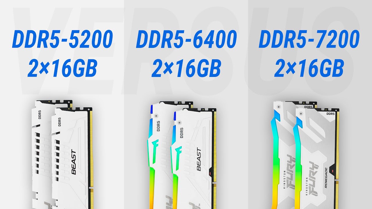 DDR5 2&times;16GB &ndash; 7200MHz vs 6400MHz vs 5200MHz w/ i7-14700KF + RTX 4090: Tests in 6 games at 1080p