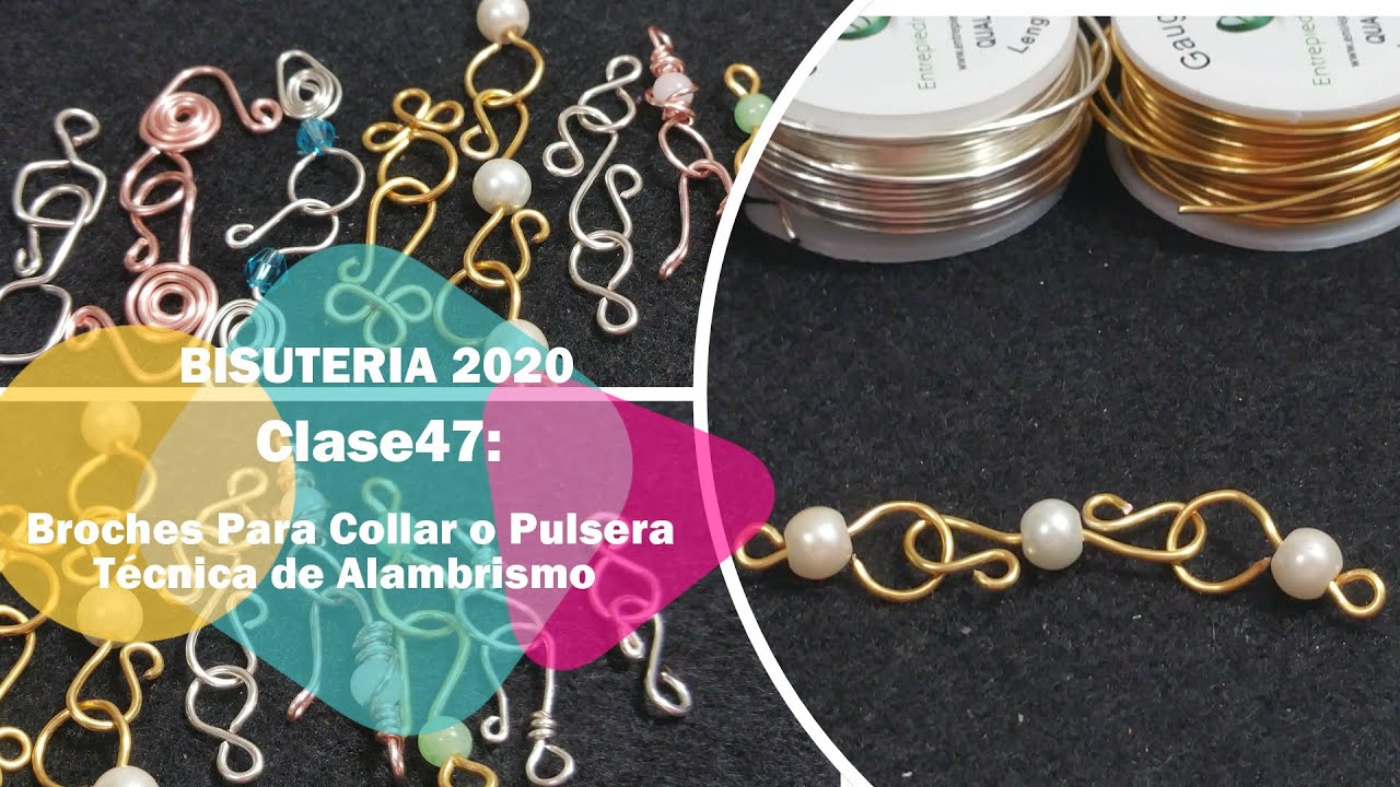 BROCHES PARA PULSERAS Y COLLARES 📿