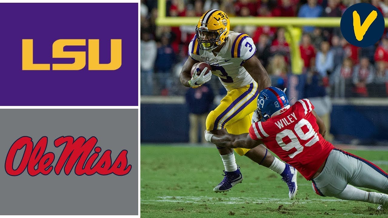 #1 LSU vs Ole Miss Highlights | Week 12 | College Football | 2019