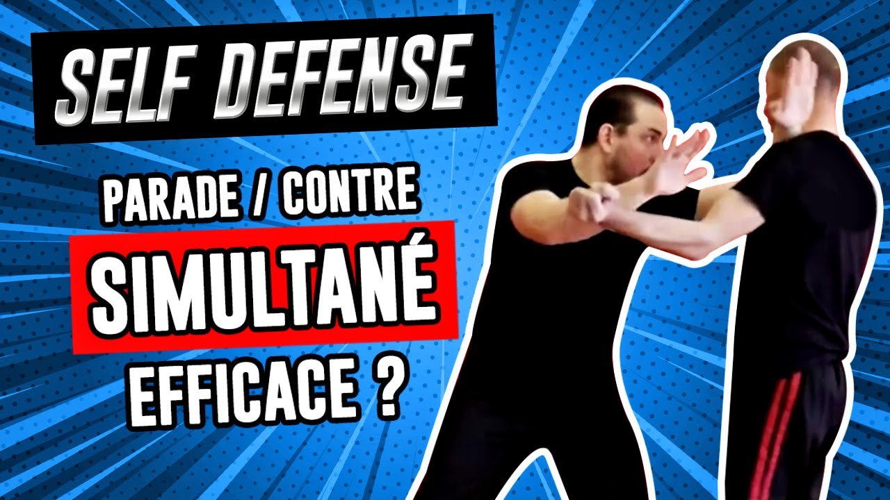 Pourquoi la PARADE-CONTRE en SIMULTANÉ n'a pas réponse À TOUT [Krav Maga - Self défense]