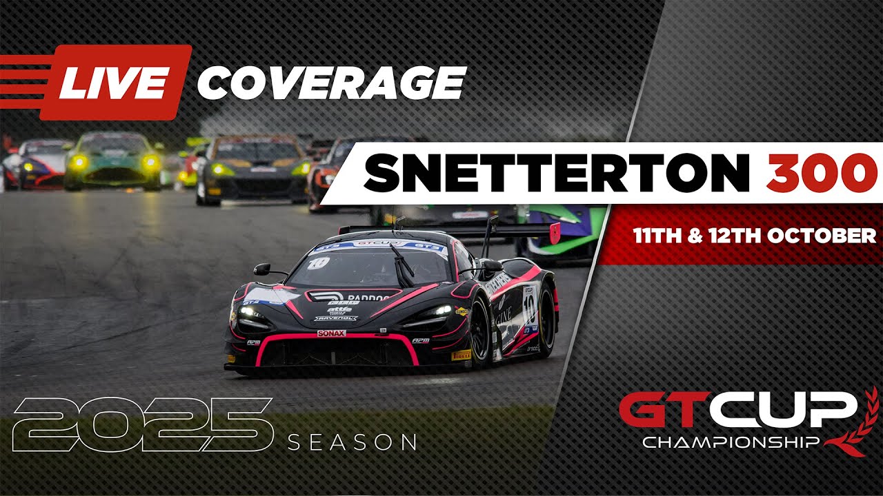 GT CUP 2025 - ROUND 19 - SNETTERTON - SATURDAY SPRINT RACE