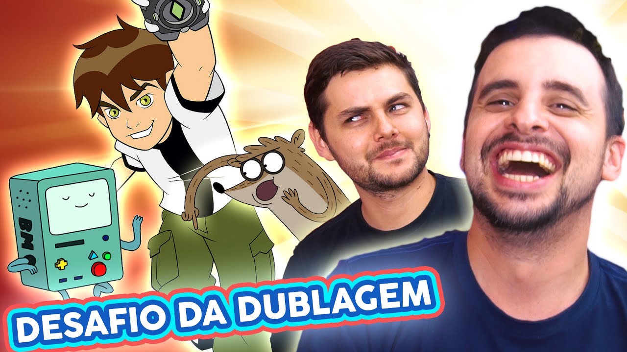 DESAFIO da DUBLAGEM com CHARLES EMMANUEL (Ben 10, Rigby, Rony Weasley, BMO, etc.)