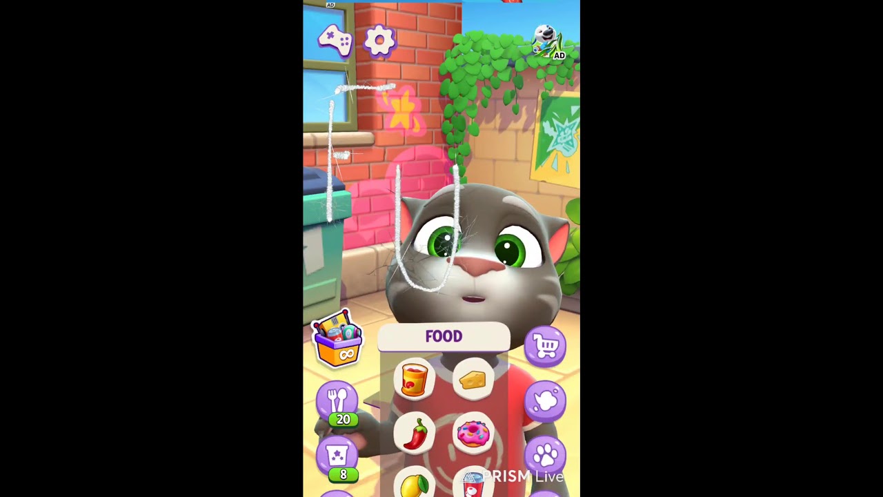 My Talking Tom cat #talkingtom #viral #gaming #shorts 