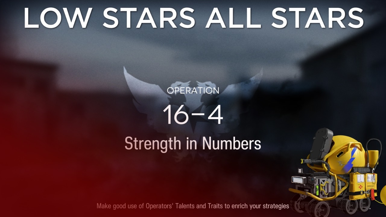 【Arknights】16-4 Standard/Adverse Low Rarity Guide