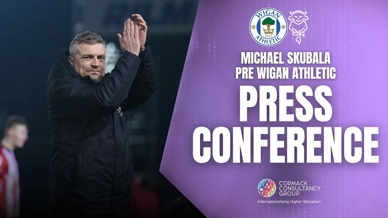 Michael Skubala pre Wigan Athletic