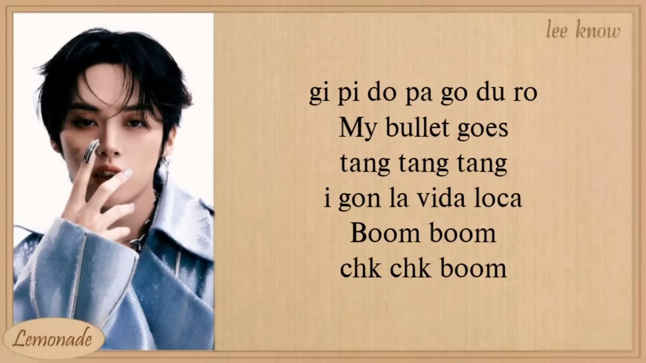 Stray kids  chk chk boom  lyrics