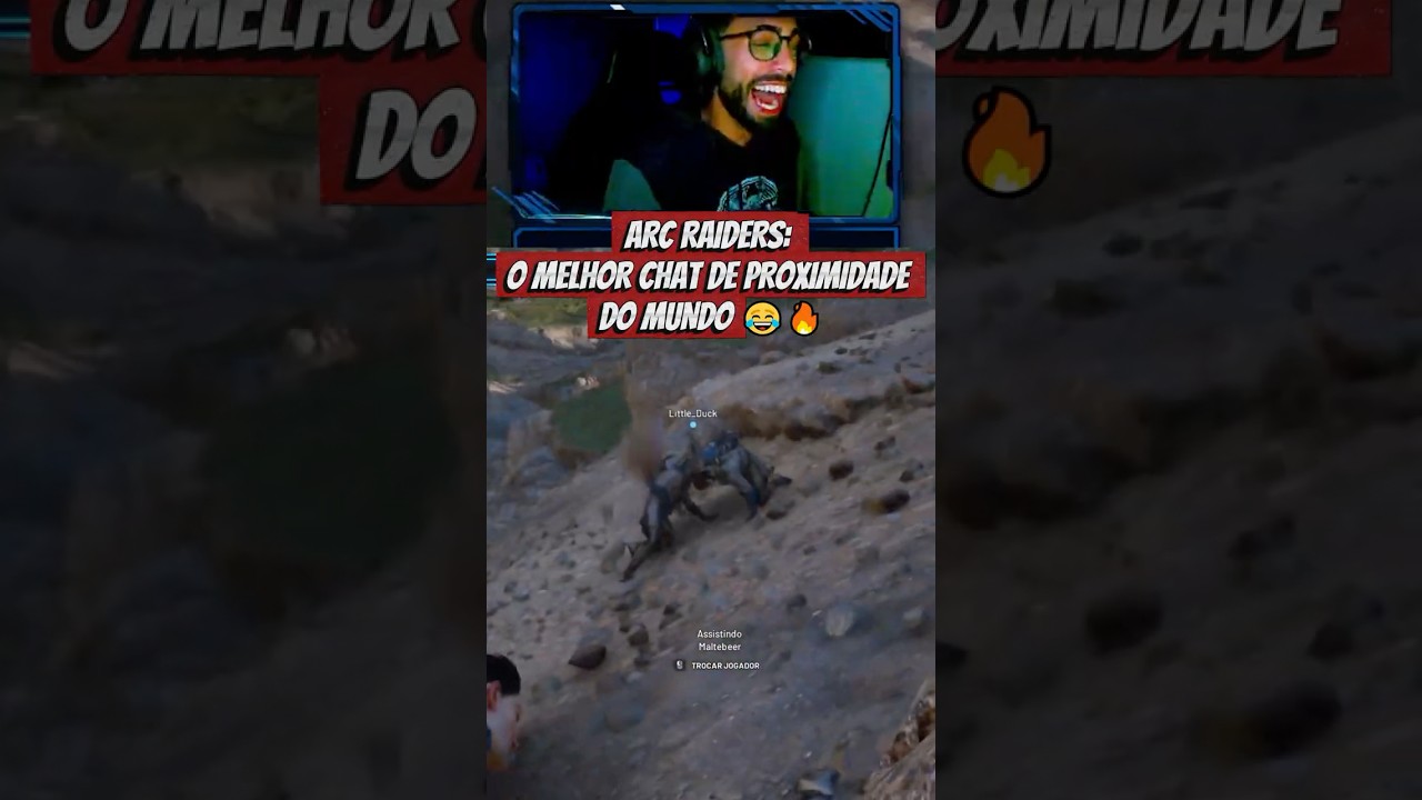 ARC Raiders + chat de proximidade = só resenha 😂 
