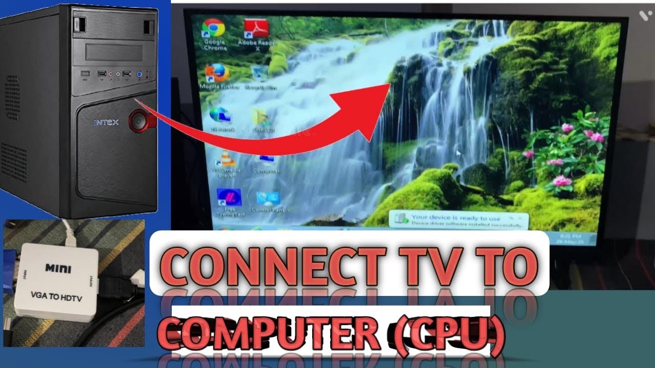 Smart Tv Me Computer (CPU) Kaise Connect Kare How To Connect CPU To Smart Tv