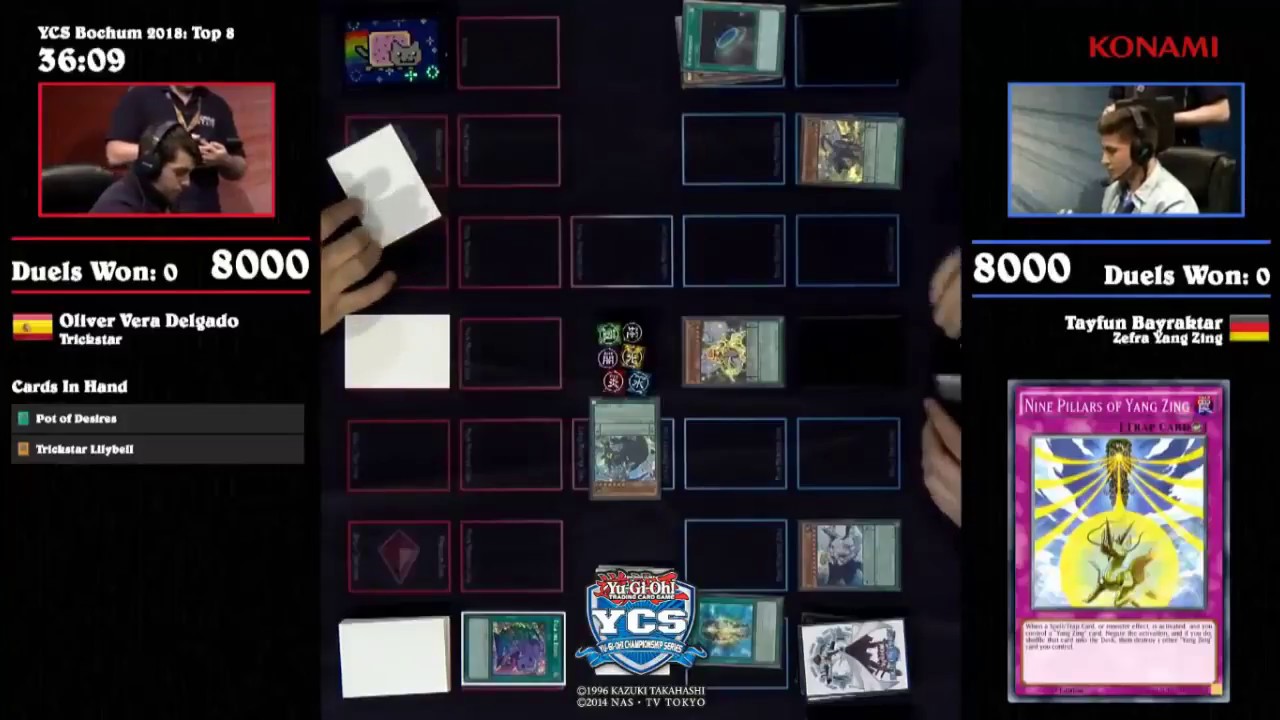 Yu-Gi-Oh! YCS Bochum 2018! ... | Zefra Yang Sing vs Trickstar This Zefra | Top 8.