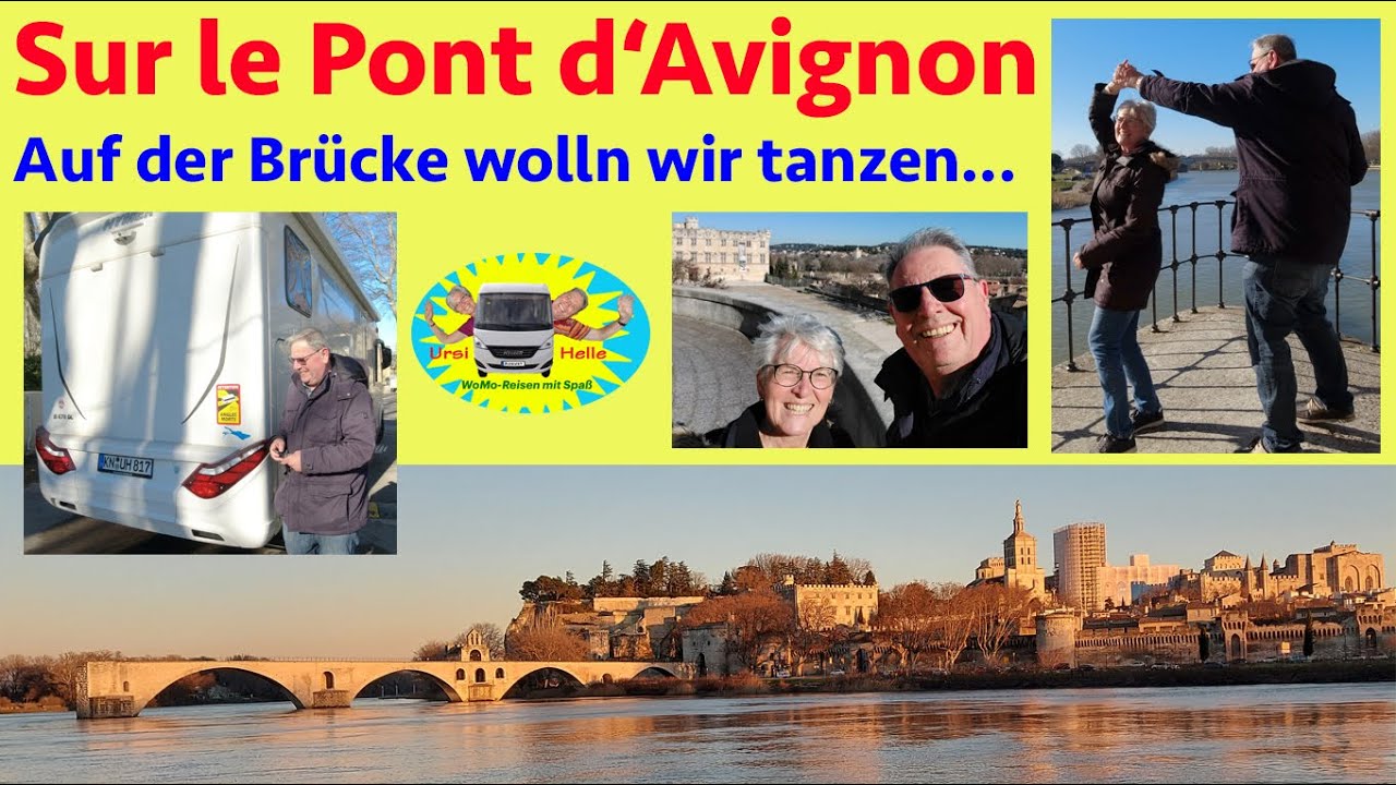 Erster Tag in Frankreich und gleich ein Tänzchen auf der Brücke - Nr. 230