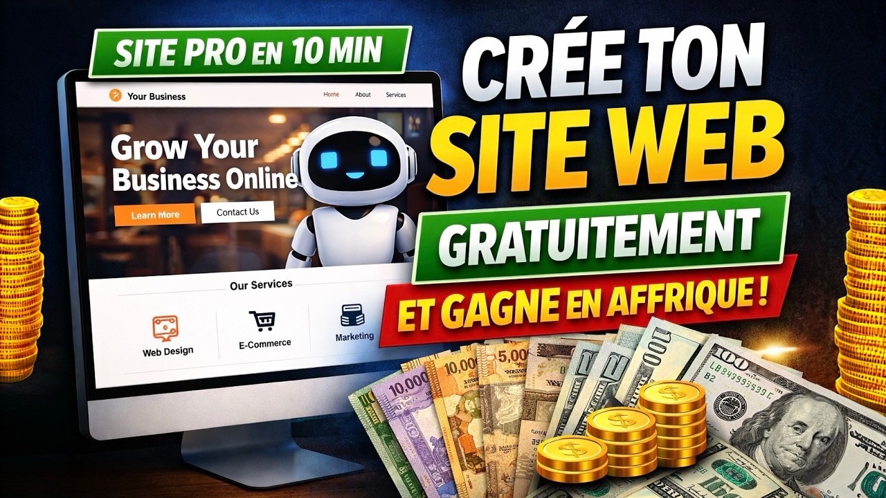 Créer des sites web avec l’IA et gagner de l’argent en ligne (sans compétences)