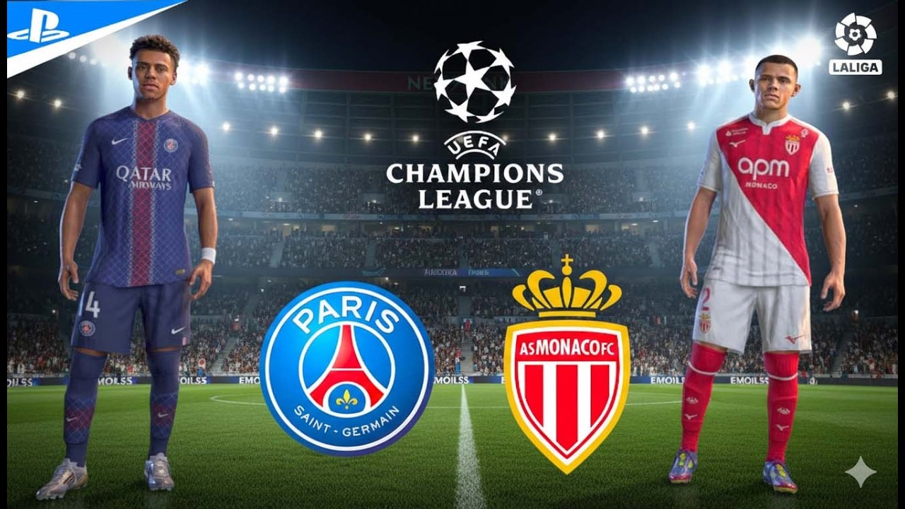 FC 26 - PSG vs Monaco  UCL Play Off  Champions League