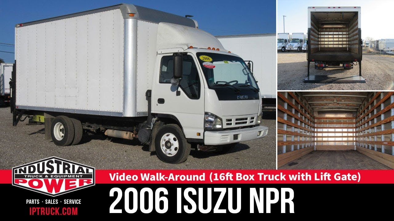 2006 Isuzu NPR 16ft Box Truck with Lift Gate | Isuzu Truck Walk Around