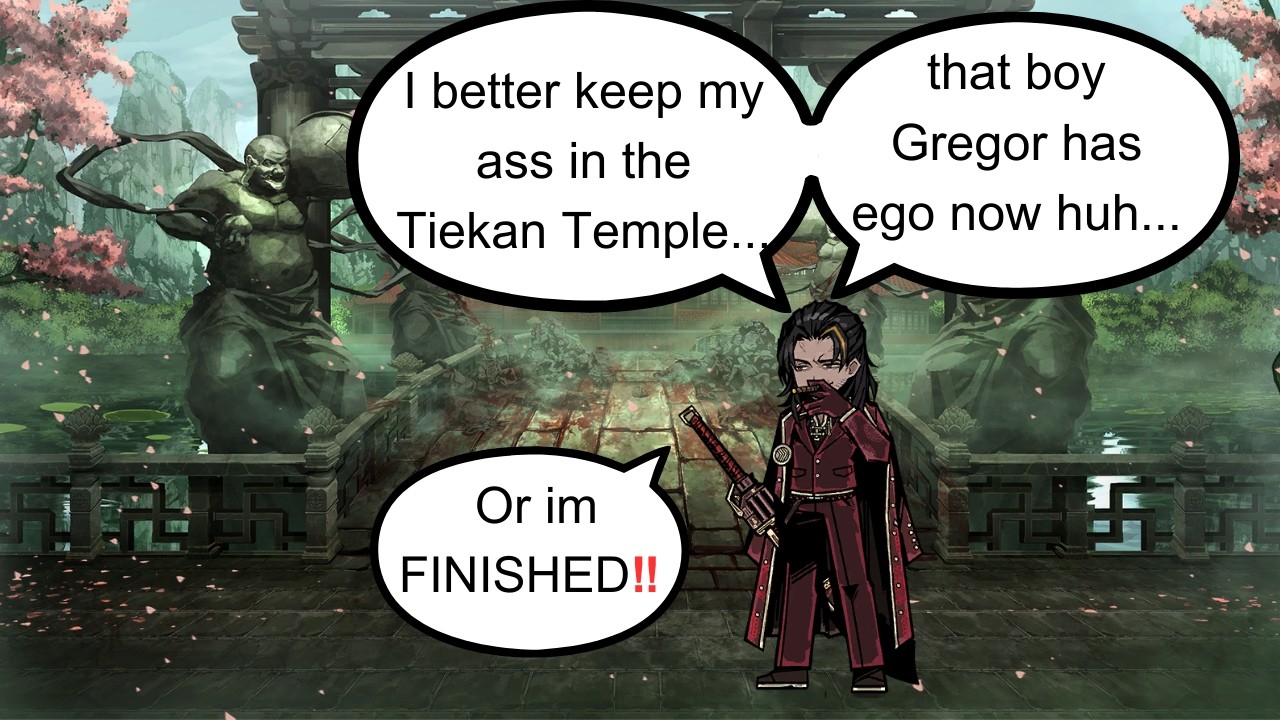 Using Lamp Gregor on sinking - Limbus Company