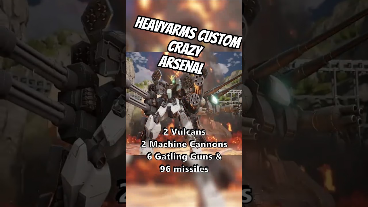 БЕЗУМНЫЙ арсенал Gundam Heavyarms Custom EW | Gundam Lore | #gundam #shorts #anime