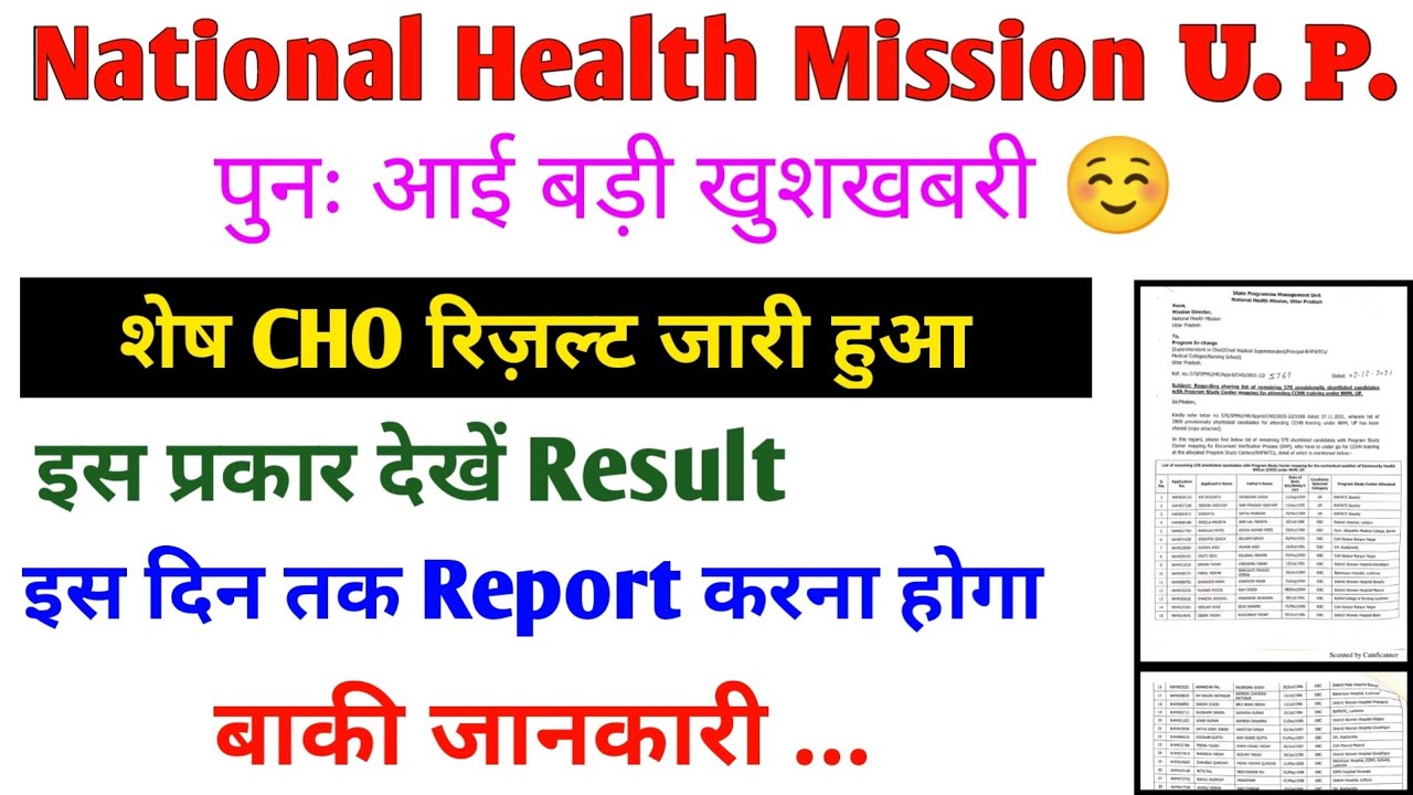 लो बाकी रिजल्ट भी आ गया | up cho 2800 result 2021 new update