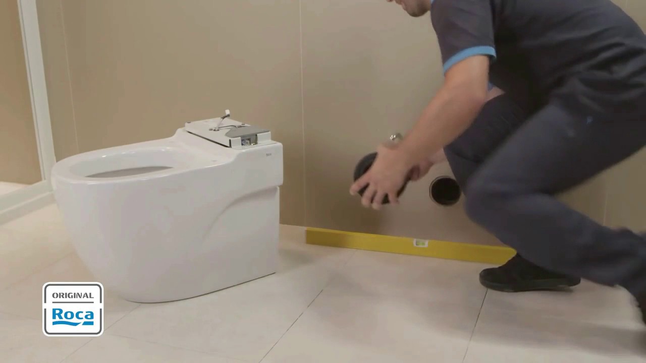 How to install Roca Meridian Floor Standing Toilet