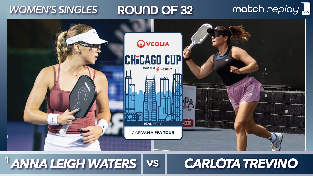 Anna Leigh Waters vs Carlota Trevino at the PPA Veolia Chicago Cup | Round of 32