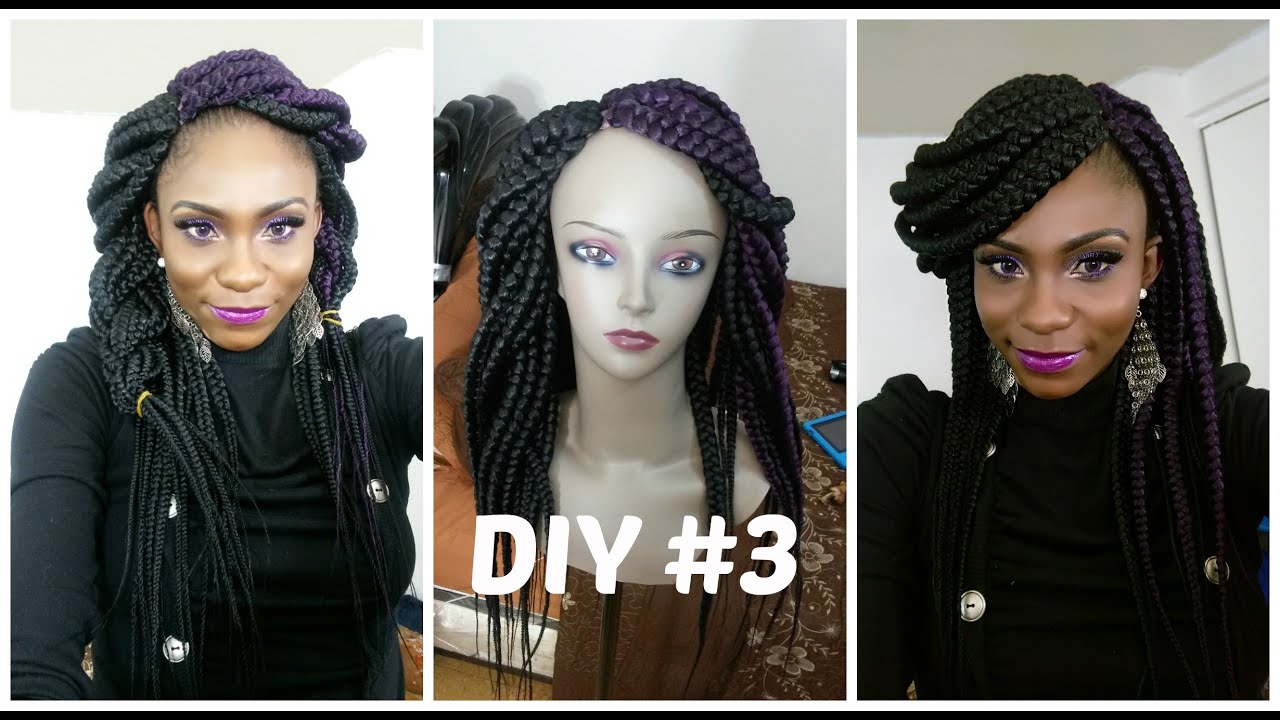DIY #3: Box Braid Wig Tutorial!(Jumbo)