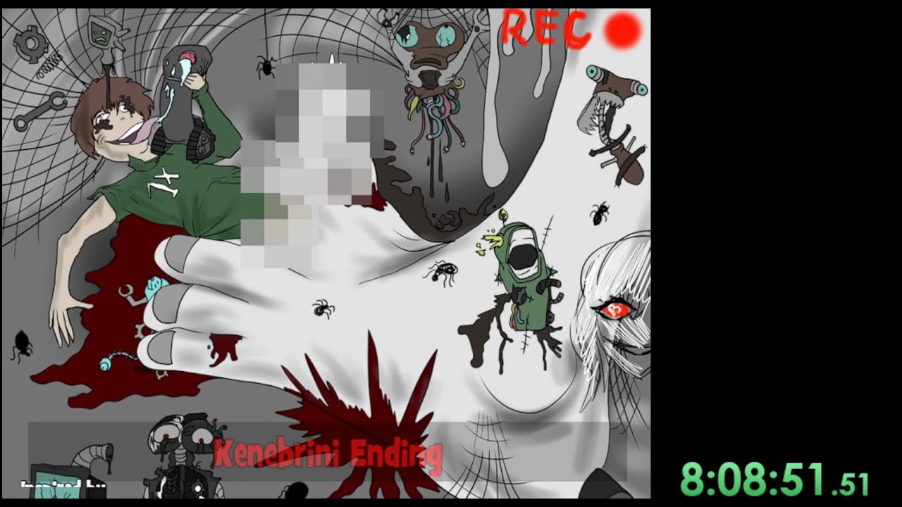 Fear & Hunger Fangame Kene & Sabrini DLC 3 Sonichu Speedrun World Record ( Gory & Horny )