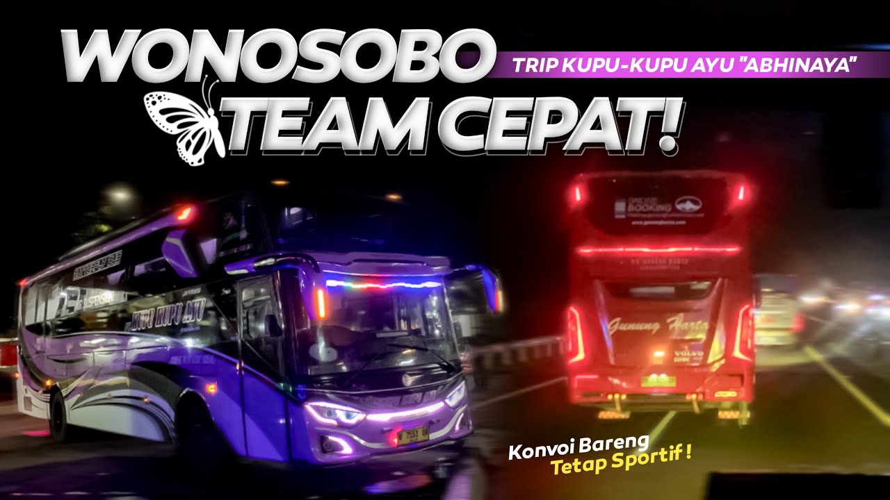 TEAM WONOSOBO CEPAT🚀‼️Trip Kupu Kupu Ayu Jakarta - Purbalingga