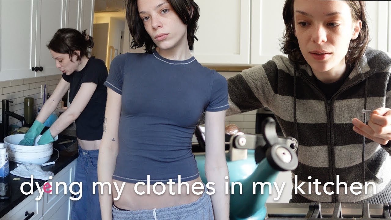 dyeing my clothes black to be esoteric and different