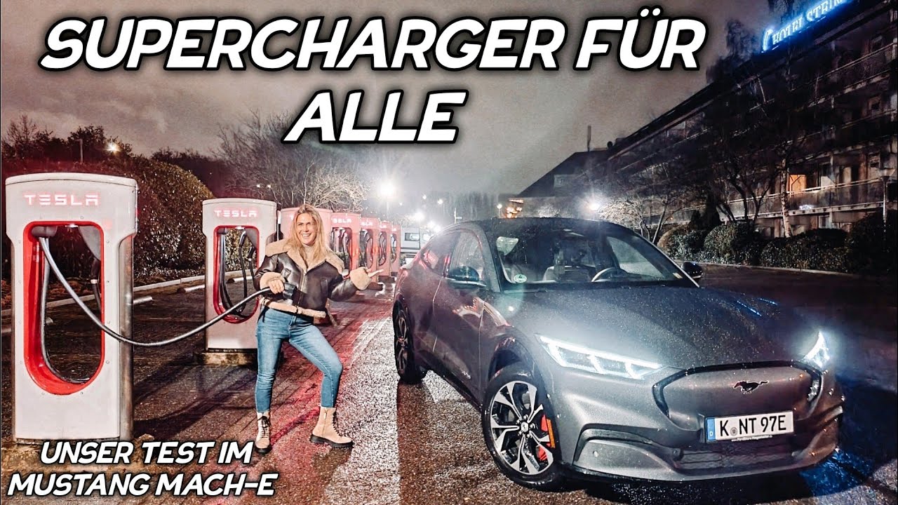 Tesla Supercharger für alle? Wir haben es ausprobiert mit dem Mustang MachE #elektroauto
