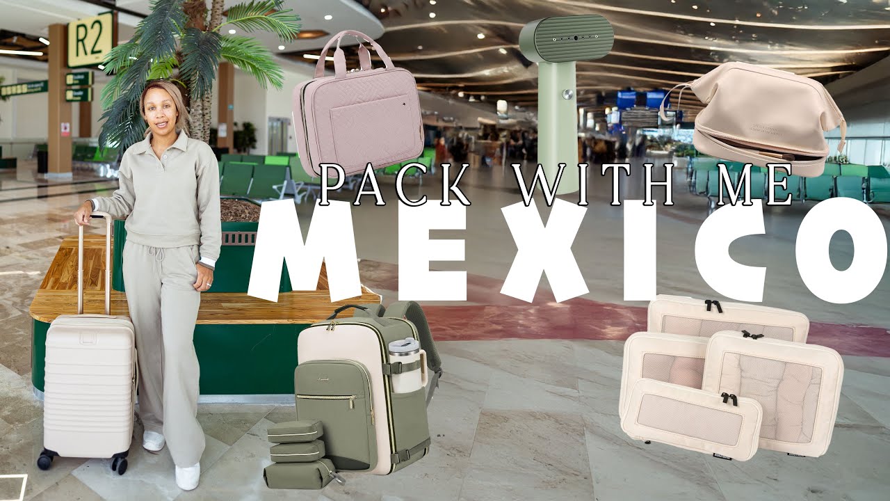 Pack with Me for My Mexico Vacation | What I'm Wearing, Travel Essentials & Travel Tips