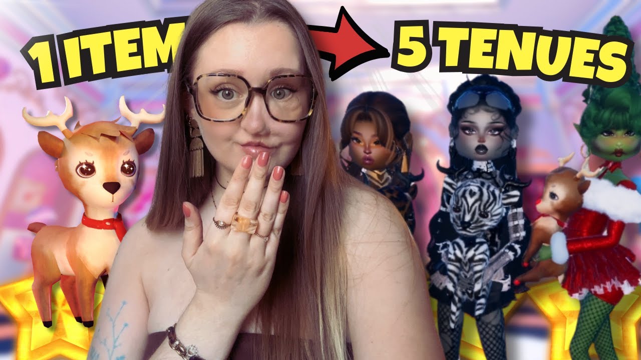 1 ITEM = 5 TENUES ! TAD'ITEMS #4 (Dress to Impress Roblox)