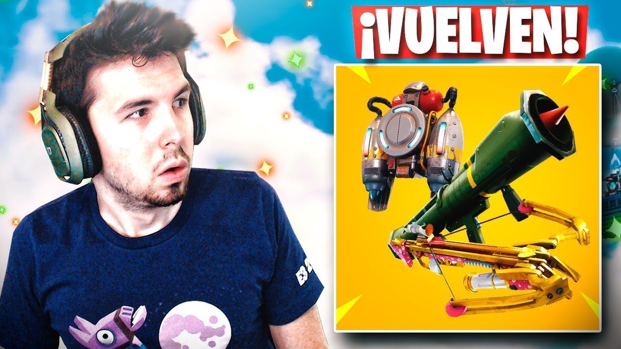 BALLESTA! MISIL TELEDIRIGIDO y JET-PACK!! Vuelven a FORTNITE: Battle Royale