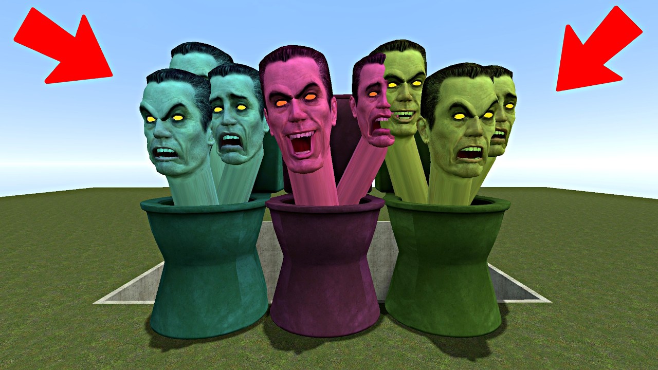 Spartan Kicking All Skibidi Toilets Bosse  In The Giant Deep Pit Gmod #11  #skibiditoilets